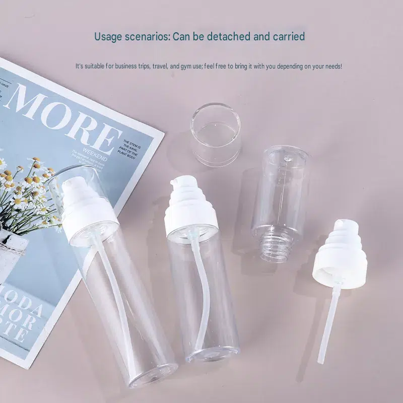 30–120ml Plastic Flat-Shoulder Spray Bottle For Toner