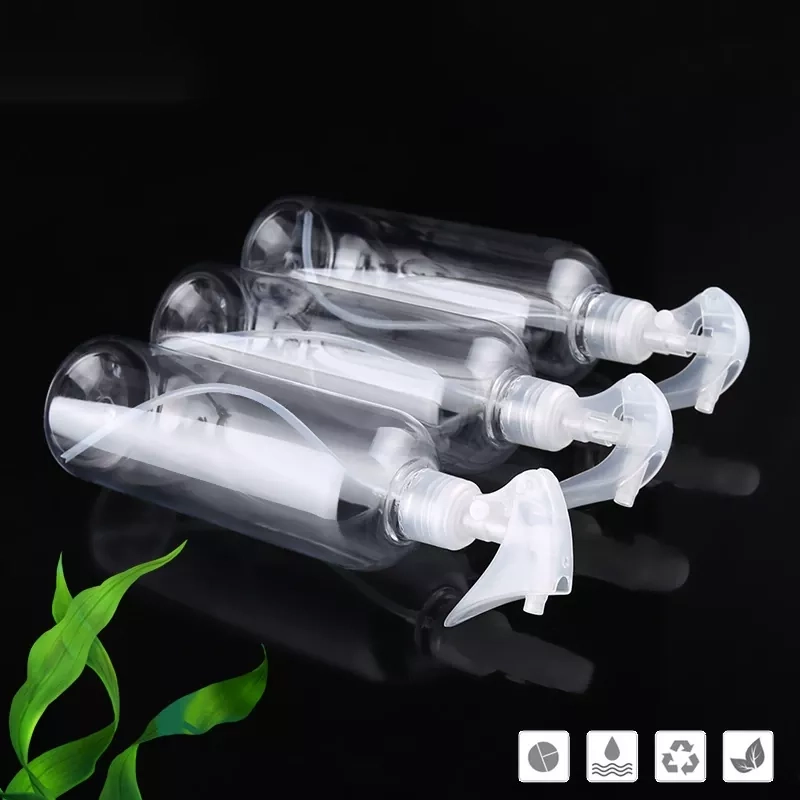 500ml PET Round Transparent Plastic Spray Bottle