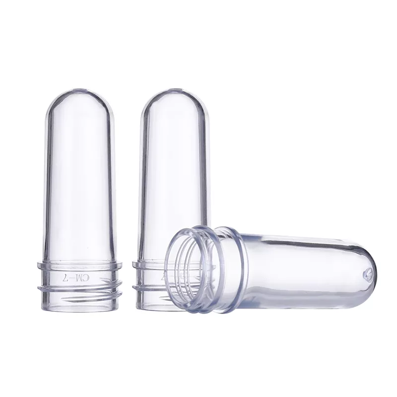 Crimp Neck PET Preforms for Cosmetic Spray Bottle