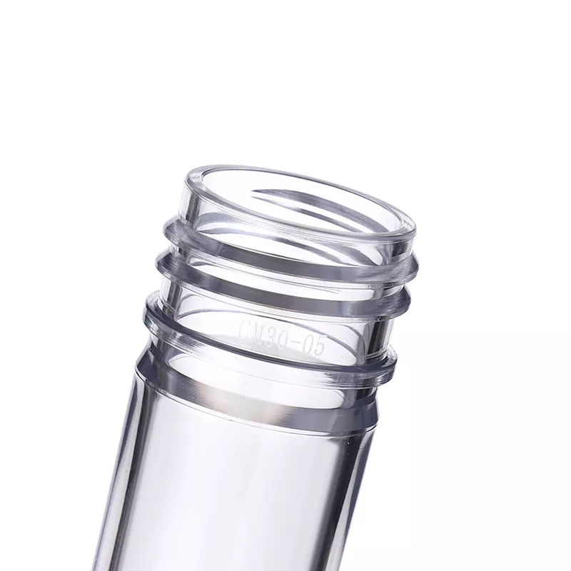 Crimp Neck PET Preforms for Cosmetic Spray Bottle