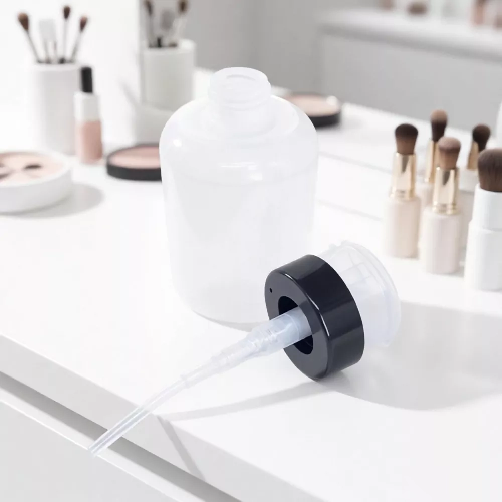 Leak Proof PE Makeup Remover Press Bottle