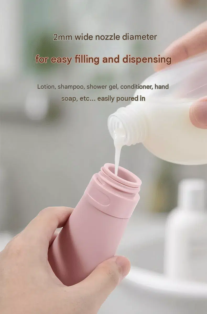 Minimalist Nordic-Style Portable Dispenser Bottle Set