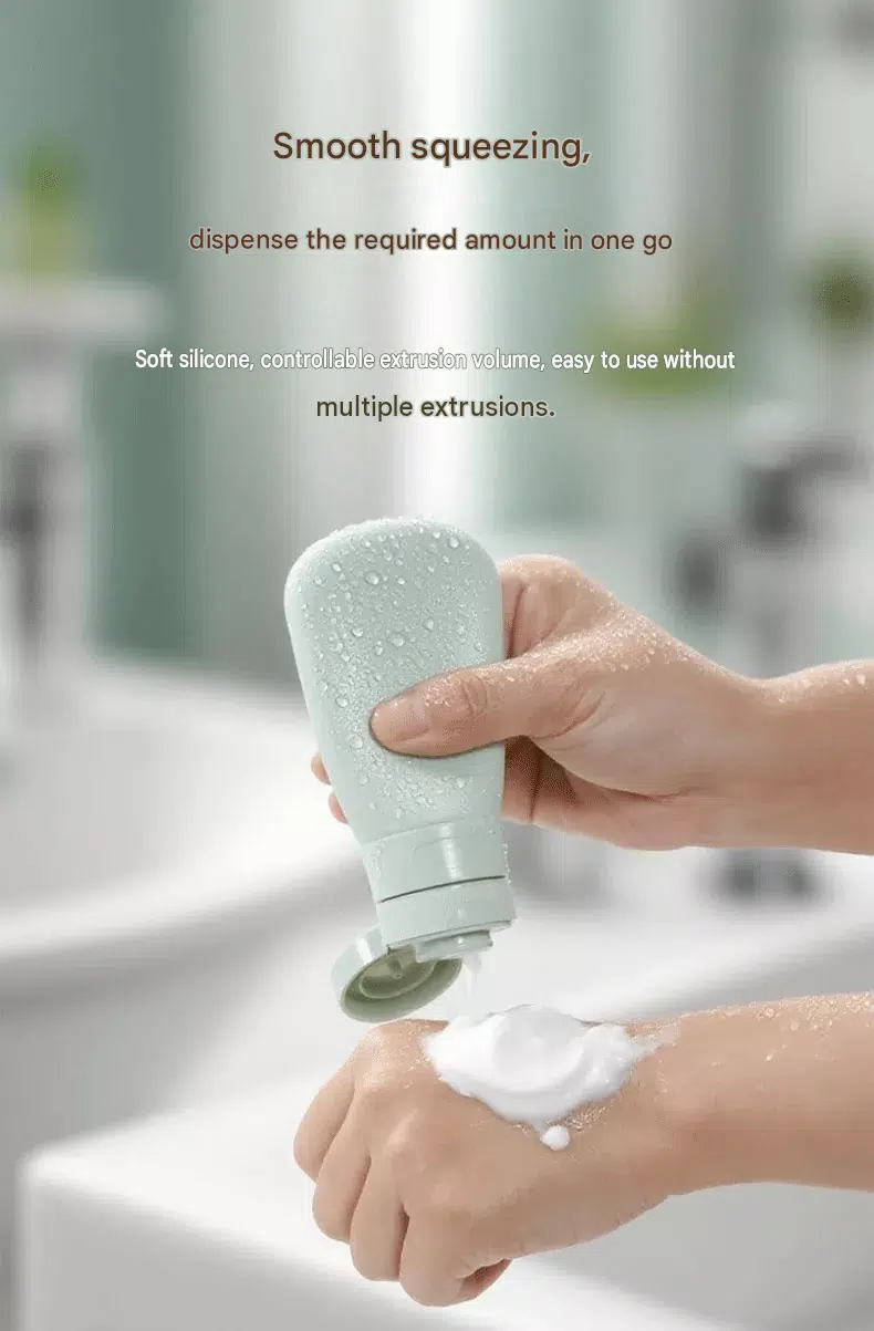 Minimalist Nordic-Style Portable Dispenser Bottle Set