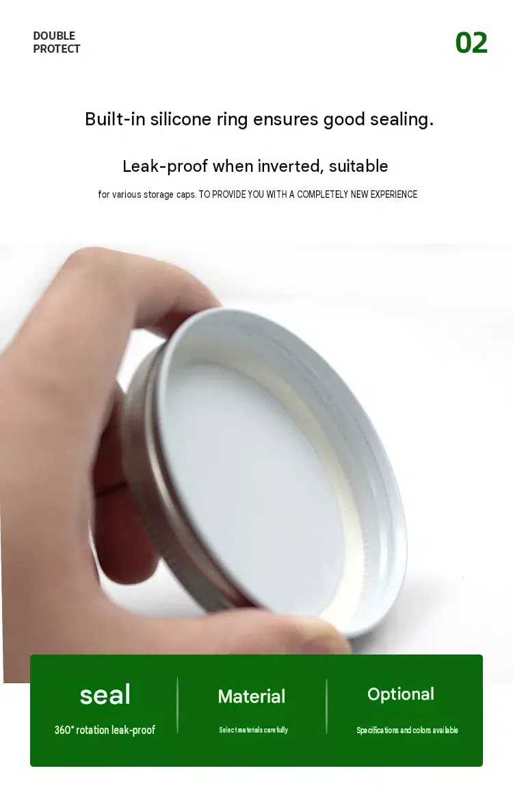 Multicolor Screw Cap for Cosmetic Bottle