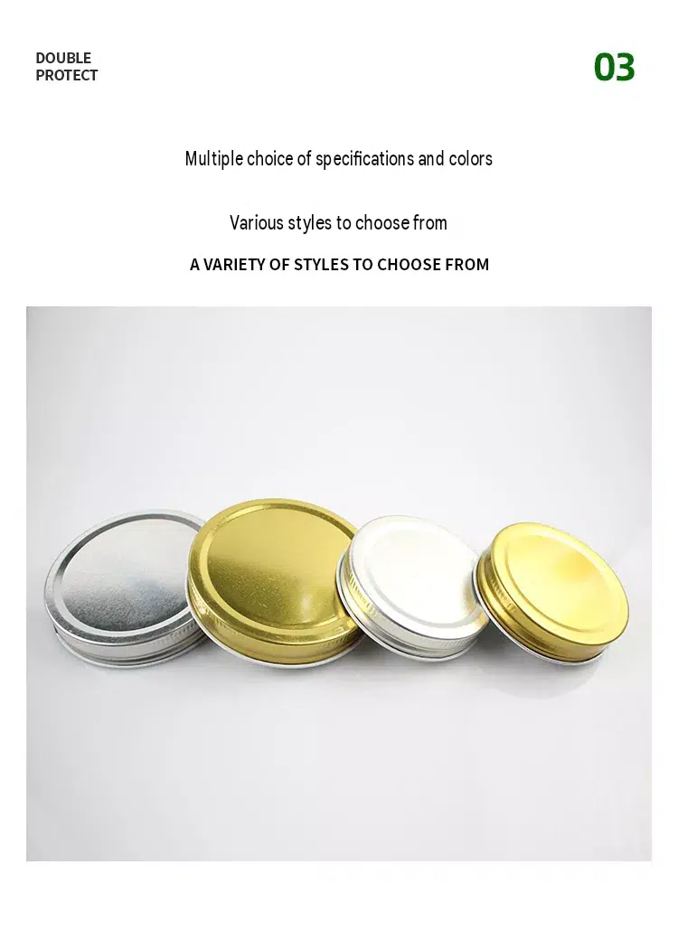Multicolor Screw Cap for Cosmetic Bottle