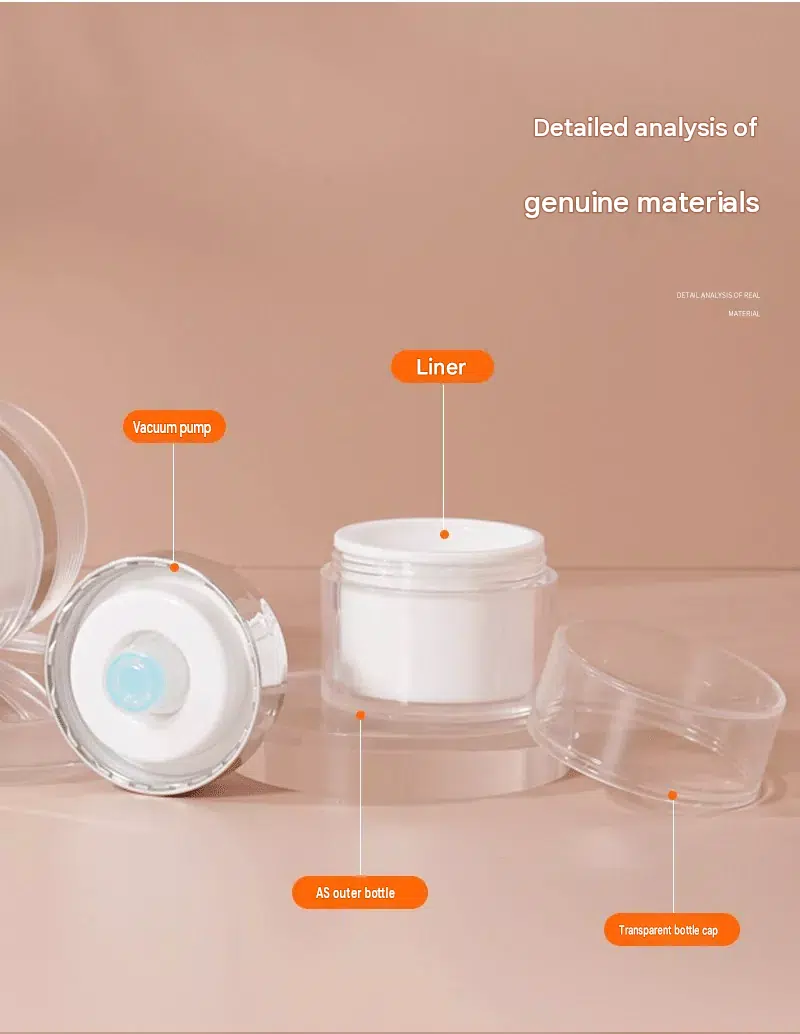 PP Double Wall Cream Jar for Skincare Packaging
