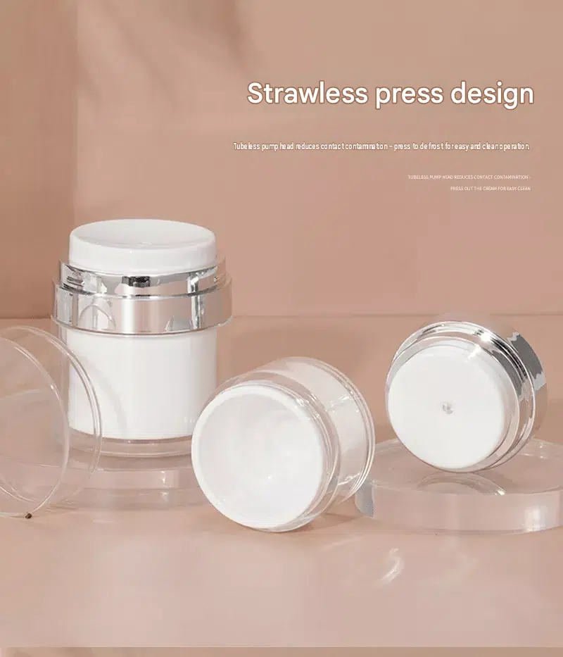 PP Double Wall Cream Jar for Skincare Packaging