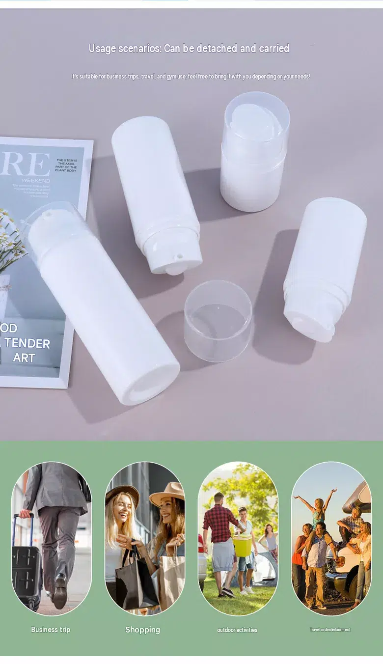 Snap-Lock Airless Lotion Bottle